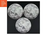 Porcelænskopper og -tallerkener med dekoration fra Irma (str. Underkop 17,5 x 2 cm kop 15 x 11,5 x 7,5 cm) - 2