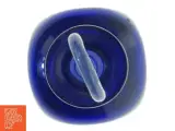 Blå glas karaffel (str. 20x9 cm) - 4