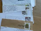 Kuverter med frimærker, 300 g se tekst