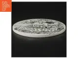 Kunstnerisk porcelænsplatte fra Bjørn Wiinblad (str. Ø. 15 cm) - 4