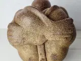 Vintage træskulptur af Orang Malu  Grædend Buddha  - 5