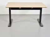 Scan office hæve-/sænkebord med bøgefiner, 120 cm. - 3
