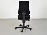 Rbm model 800 kontorstol med høj ryg og nyt sort polster - 3
