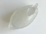 Andelågkrukke, matteret glas, NB - 5