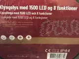  Klyngelys 1500 LED og 8 funktioner