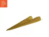 6 store, håndlavede kræmmerhuse med forgyldt stof (40 cm) - 3