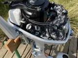 15 fods glasfiber jolle med 4 HK Honda motor. - 2