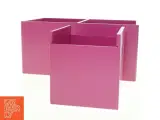 Lyserød vægopbevaringskasser (str. 39 x 17 x 20 cm) - 4