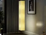 Standerlampe med stålfod 170 cm beige