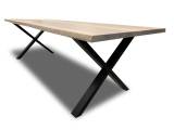 Plankebord ask HVIDOLIERET 2 planker(2+2) 250 x 95-100 cm