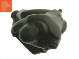 Skulptur af siddende figur (str. H. 18 cm. b. 13 cm) - 2
