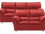 Hjort knudsen Thisted 2+3 pers Rød sofasæt