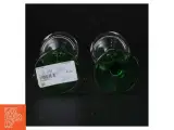Grønne vinglas med gravering (str. 16 cm) - 2