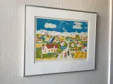 Litografi Færgemann
