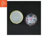 Porcelænsæg med blomstermotiv (str. 13 cm) - 3