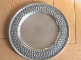 Rundt norsk tin fad