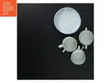 Porcelæn tekopper og underkopper fra B&G (str. Tallerken 13 cm i diameter, krus 7 cm i diameter) - 5