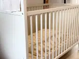 Tremmeseng + vugge fra stokke home