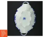 Blå og hvid porcelæns terrin fra Johnson Bros (str. 30,5 x. 20 cm) - 3
