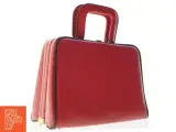 Rød retro beautibox (str. 35 x 24 x 15 cm) - 2