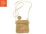 Kork Mønstret Crossbody skuldertaske NY MED PRISMÆRKE (str. 18 x 17 cm) - 2