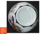 Porcelæns vase med blomster motiv (str. 14 cm) - 4