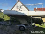 Sejlbåd Yngling inklusiv trailer - 3
