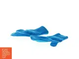 Strikkede blå vanter (str. 14 cm) - 2