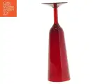 Rødt champagne glas (str. 18 cm) - 2