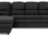 Lissabon ch. sofa - 4 pers. venstre - Koksgrå Inari 95