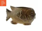 Keramik fiske skulptur (str. 14x7,5 cm) - 4