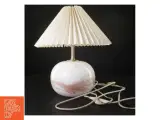 Bordlampe med plisseret skærm fra Holmegaard (str. 40x16 cm) - 2