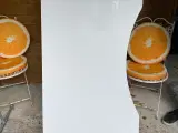 Velholdt hvid bordplade (160x68x2)