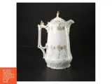 Porcelænskande med gulddetaljer (str. 24,5 cm) - 2