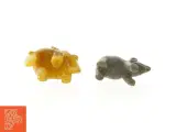 Små elefanter i sten (str. 5 x 3 cm) - 3