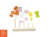 Træ stabling legetøj med dyr (str. 22 x 6 x 14 cm) - 2