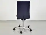 Häg h04 4400 kontorstol med sort/blå polster og gråt stel - 3