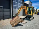 Hyundai R25z-9ak - 2.700 kg. minigraver / 2 skovle & centralsmøring - 2