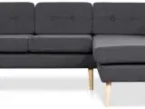 Novelty ch. sofa højrevendt - Koksgrå Inari 95