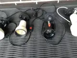 4 stk. retro sengelamper