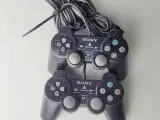 ⭐2 stk. Originale Sony PS2 Controllere (DualShock) - 2