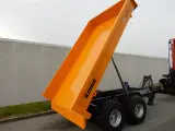 Tinaz 10 tons dumpervogn med hydr. bagklap - 40 cm sider - 5