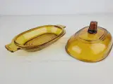 Smuk Retro Smørholder &/ Smørskål i Glas - 2