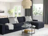 Sofa IKEA VIMLE (4-pers, sortblå)