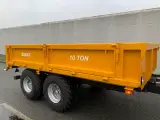 Tinaz 10 tons dumpervogn med slidsker - 3