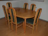 6 Spisebordsstole i bøg