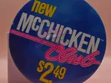McDonalds New McChicken Club Badge 1980
