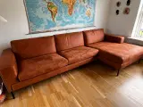 Sofa bonded læder