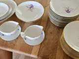 Dronningholm porcelæn spise og kaffestel - 2