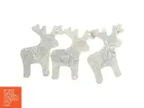 Jule ophæng i rensdyr og hue form (str. 9 cm) - 2